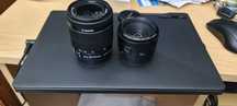 Vendo conjunto de objectivas canon  50mm 1.8 e uma 18-55mm 3-5.6 is