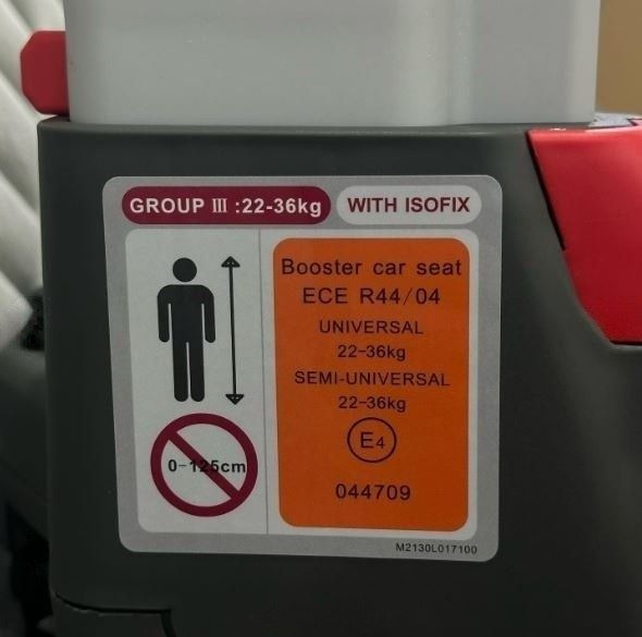 Дитячий бустер сидіння El Camino Roro 1144 з Isofix