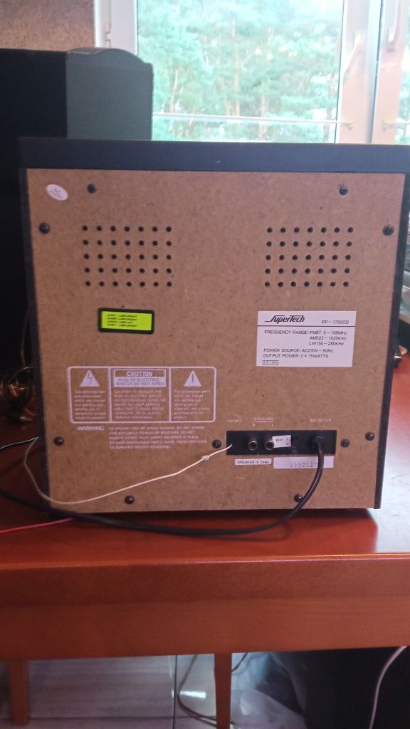 Mini wieża Super Tech  PP-1750 CD