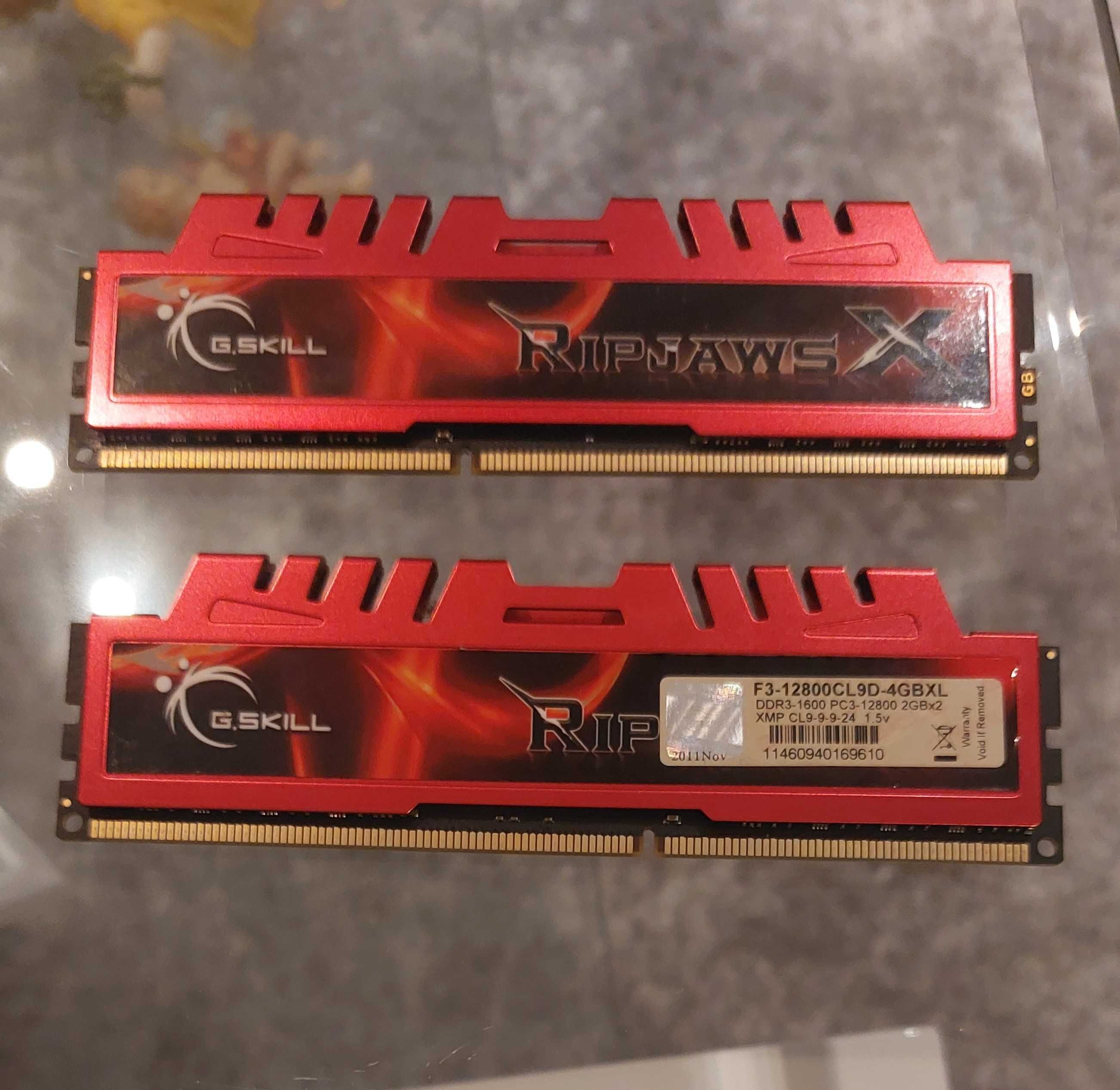 Vendo 2 memórias G-Skill Ripjaws DDR3 
2x2  4GB