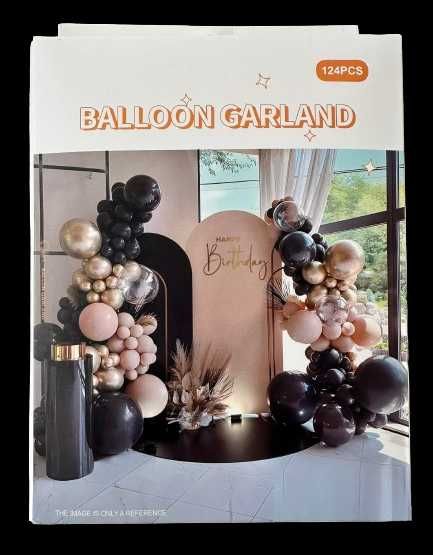 Elegancka girlanda balonowa dekoracja z balonów ślub wesele urodziny