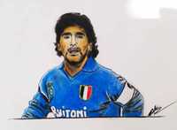 Retrato Maradona