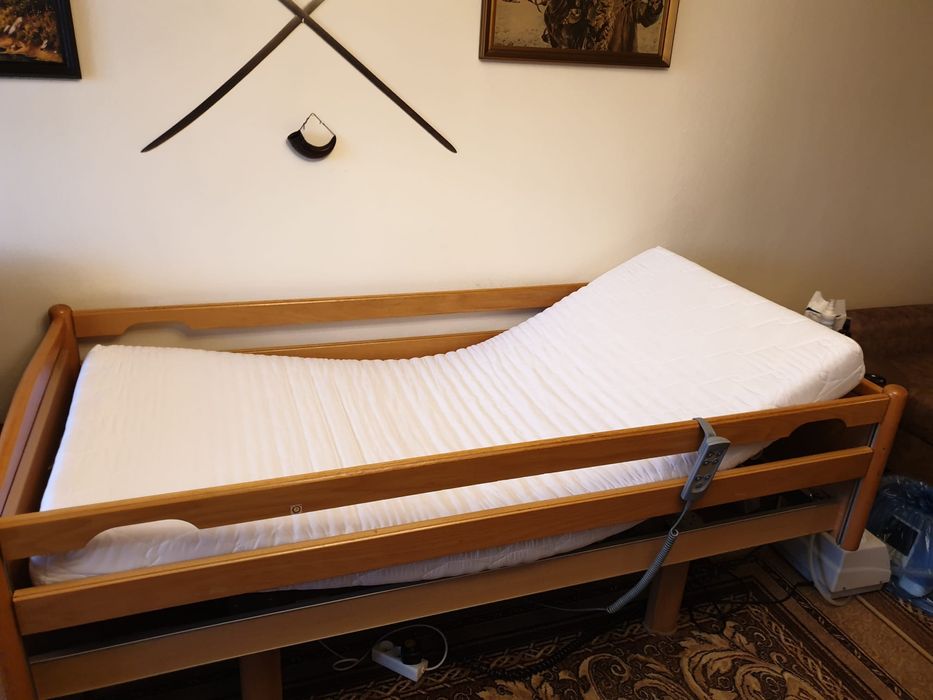 Łóżko rehabilitacyjne regulowane wygodne solidne