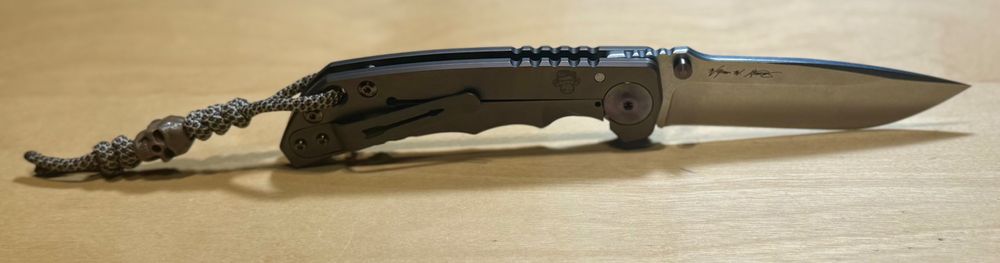 Nowy nóż składany firmy Jufule model Spartan Blade Monkey Tytan Brown