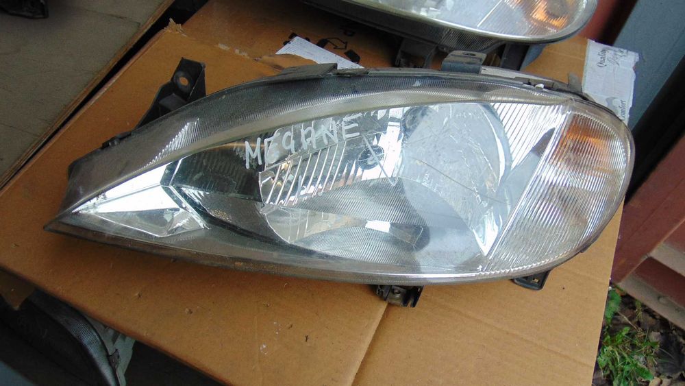Wrz55 Lampa lewa przednia renault megane 1 lift żarówka h4 wysyłka