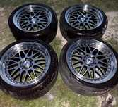 Rial Daytona 4x9.5j et30 18" 5x112 2tlg 3tlg Mercedes