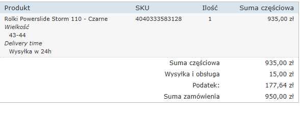 Rolki Powerslide Storm 110  roz. 43-44