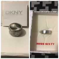 Anéis Miss Sixty e DKNY