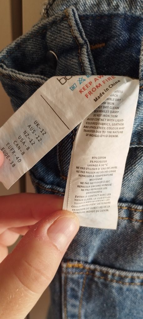 Ogrodniczki jeansowe damskie