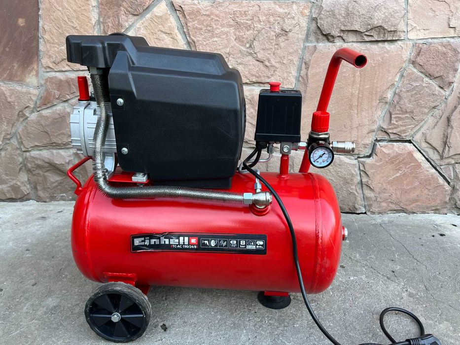 Масляний компресор, повітряний 24л 1,5кВт 8бар Einhell TC-AC 190/24/8