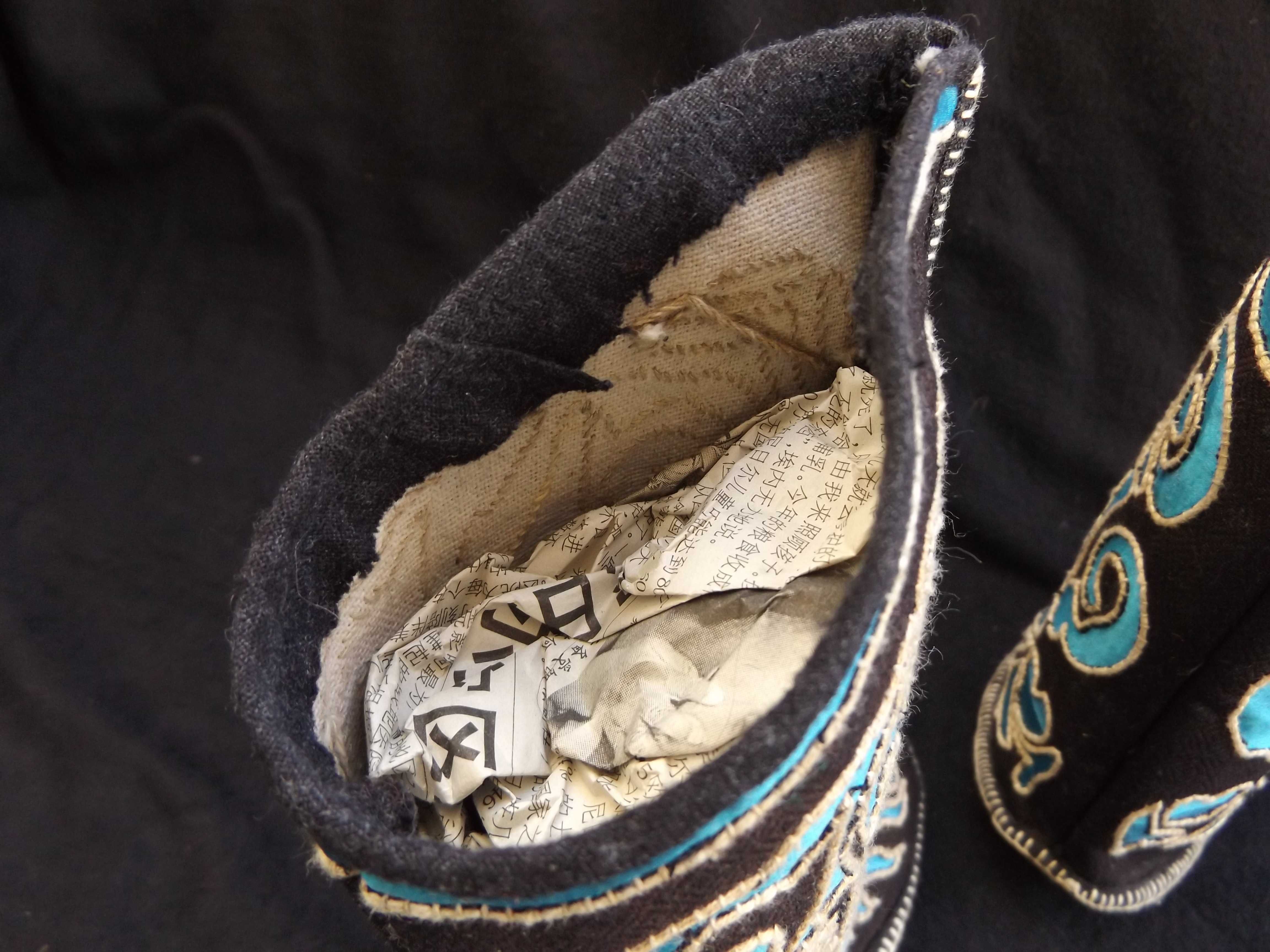 PAR de BOTAS Criança – Povo MIAO – China