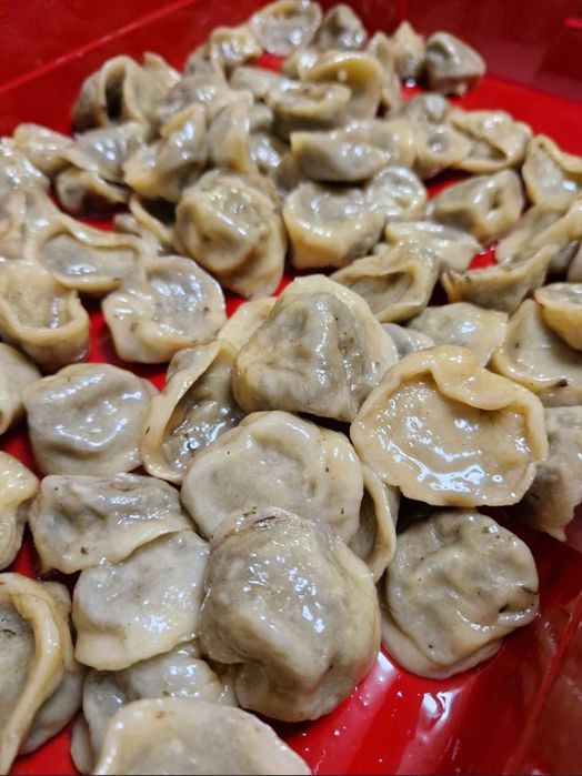Uszka kg domowej roboty dużo wypełnione samymi grzybami bez zbędnych
