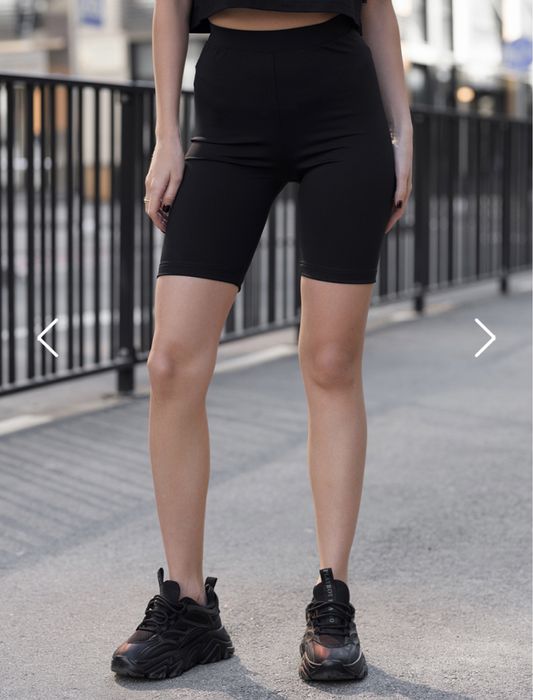 Велосипедки zara чорні подовжені