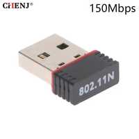 Міні USB беспроводний Wi-fi адаптер 150 Мбит/с 802.11b/G/N RTL8188