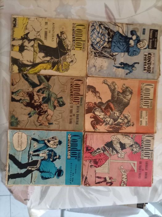 Livros de BD Condor Popular de Aguiar & Dias, Lda. do Ano de 1954