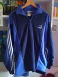 Blue vintage oryginal adidas fleece (niebieski polar adidas)
