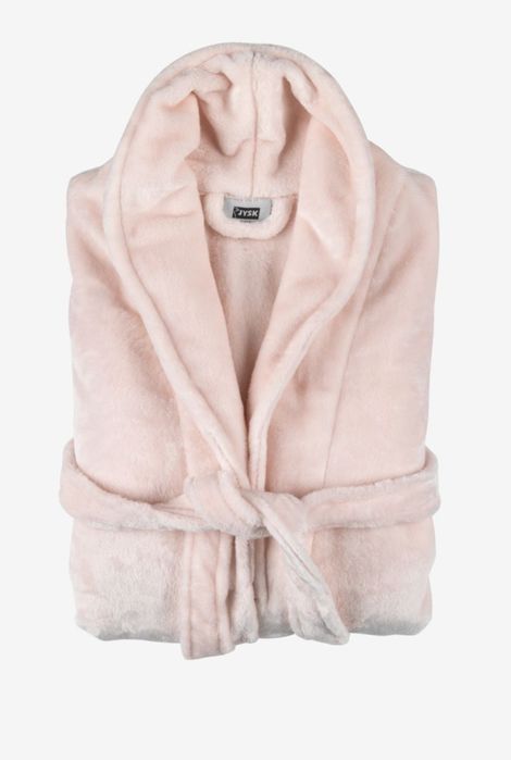 Халат LERUM S/M мікрофібра рожевий
