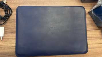 Capa Apple - MacBook 15” - Couro Azul