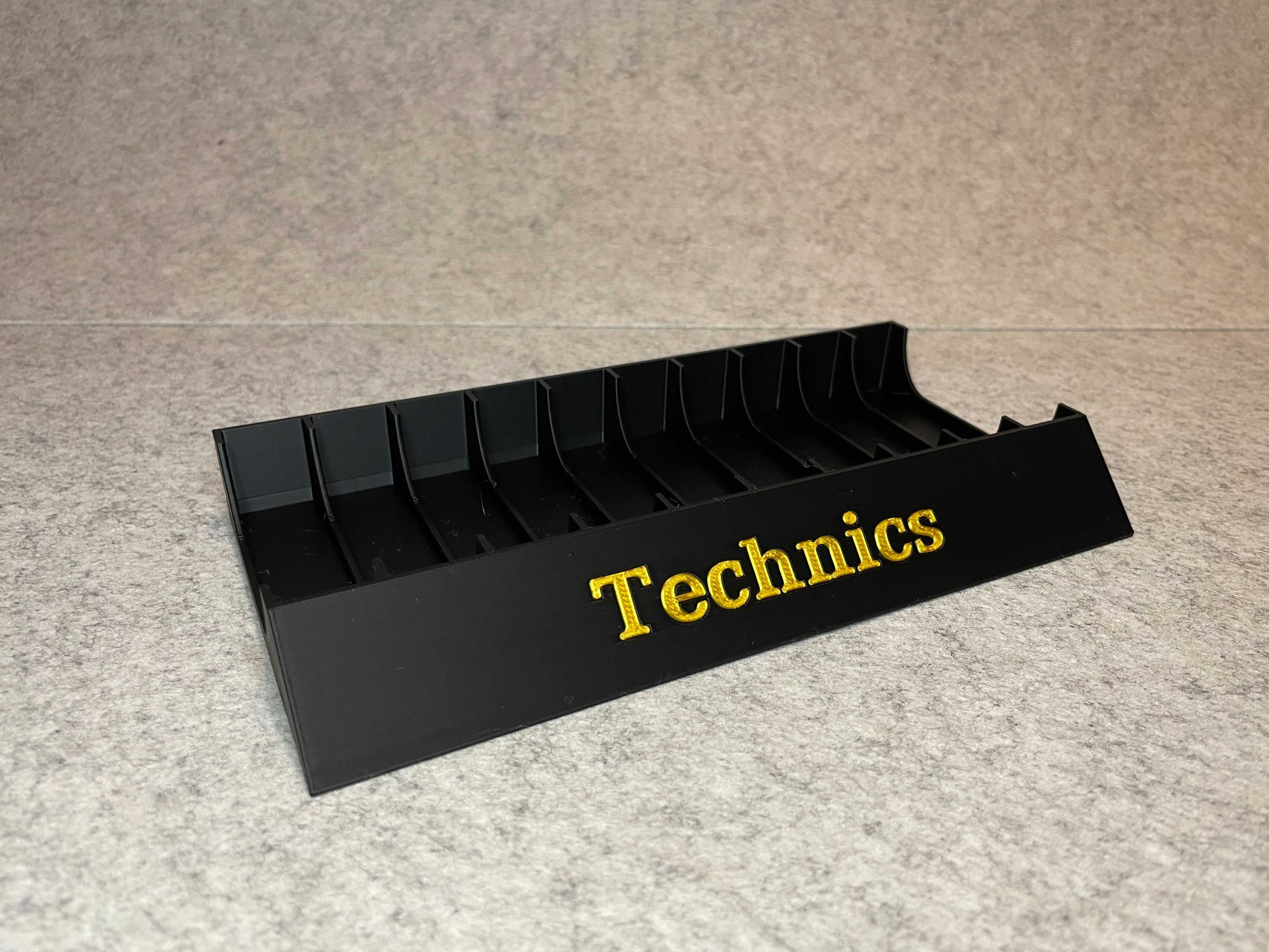 2x stojak podstawka na 10 kaset magnetofonowych Technics