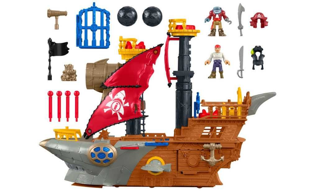 Statek piracki Fisher-Price Imaginext Ugryzienie Rekina DHH61