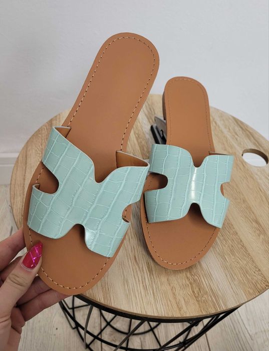NOWE Klapki sandały damskie rozm 36-41 turkusowe TU KUPUJESZ r.37