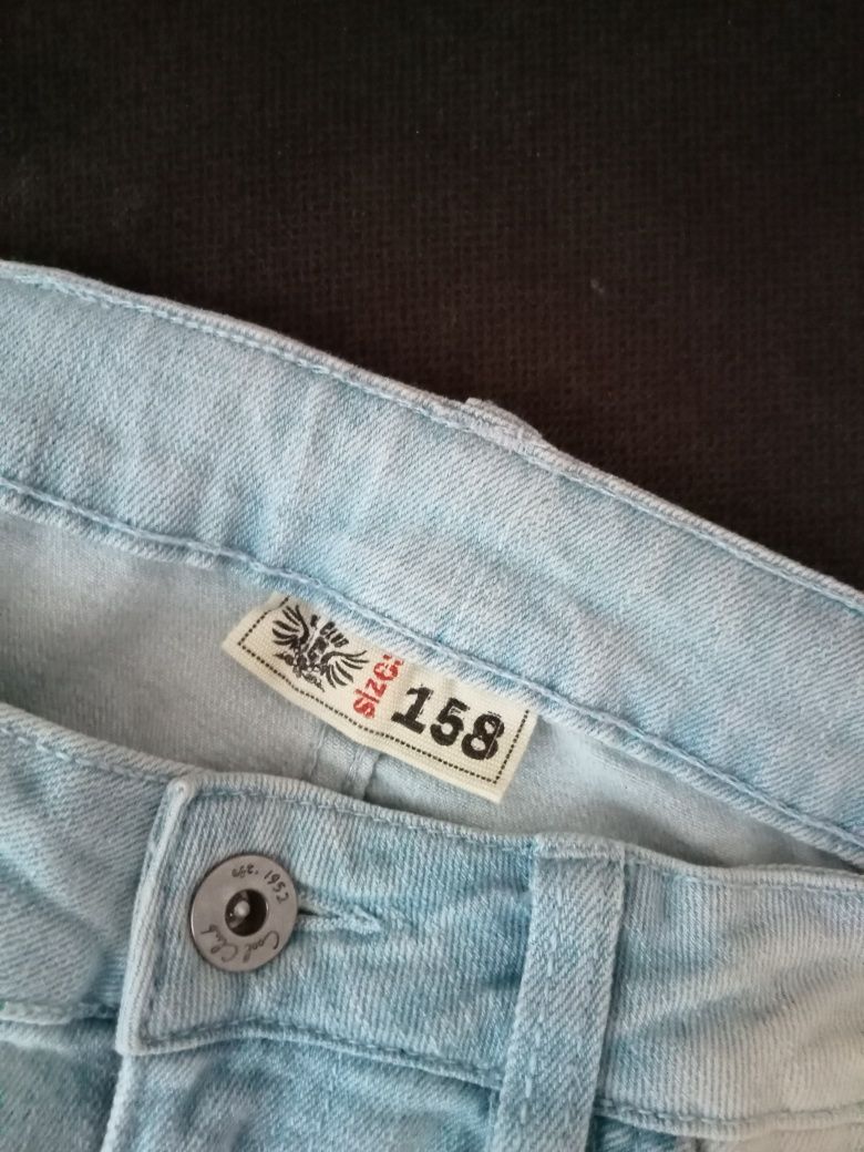 Spodnie dżinsowe 3/4  - rozmiar 158.