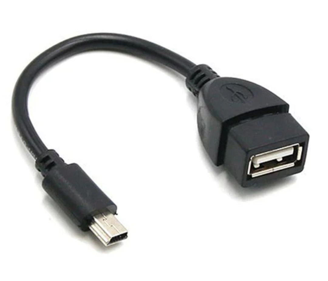 Cabo OTG  Mini USB Macho a USB 2.0 Novo