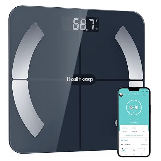 healthkeep waga z pomiarem tkanki tłuszczowej bluetooth