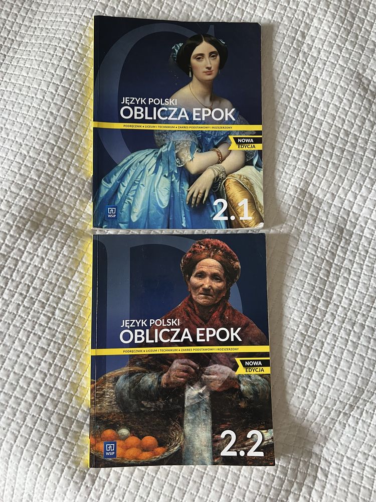Komplet „Oblicza epok 2.1 i 2.2” do liceum i technikum.
