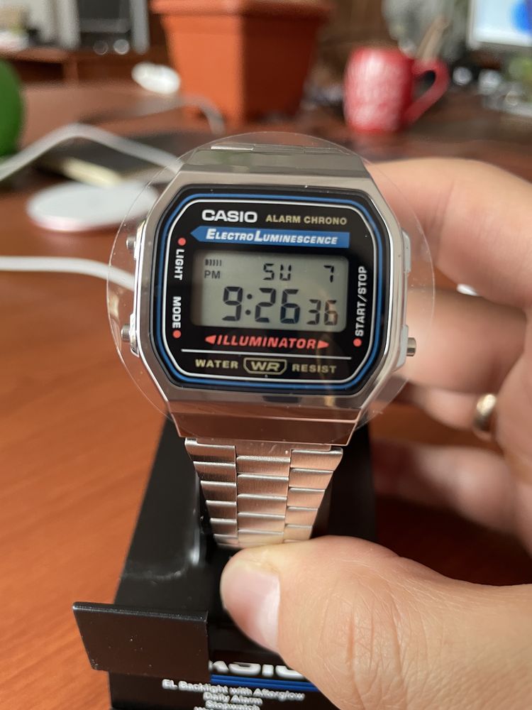 Casio Vintage Silver A168-1YES
