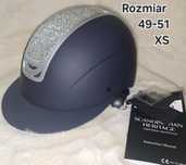 Jeździecki kask Horze XS brokat nowy tanio