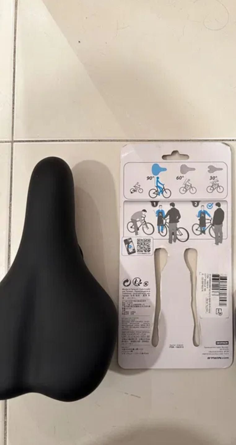 SELIM DE BICICLETA DE CIDADE PRETO