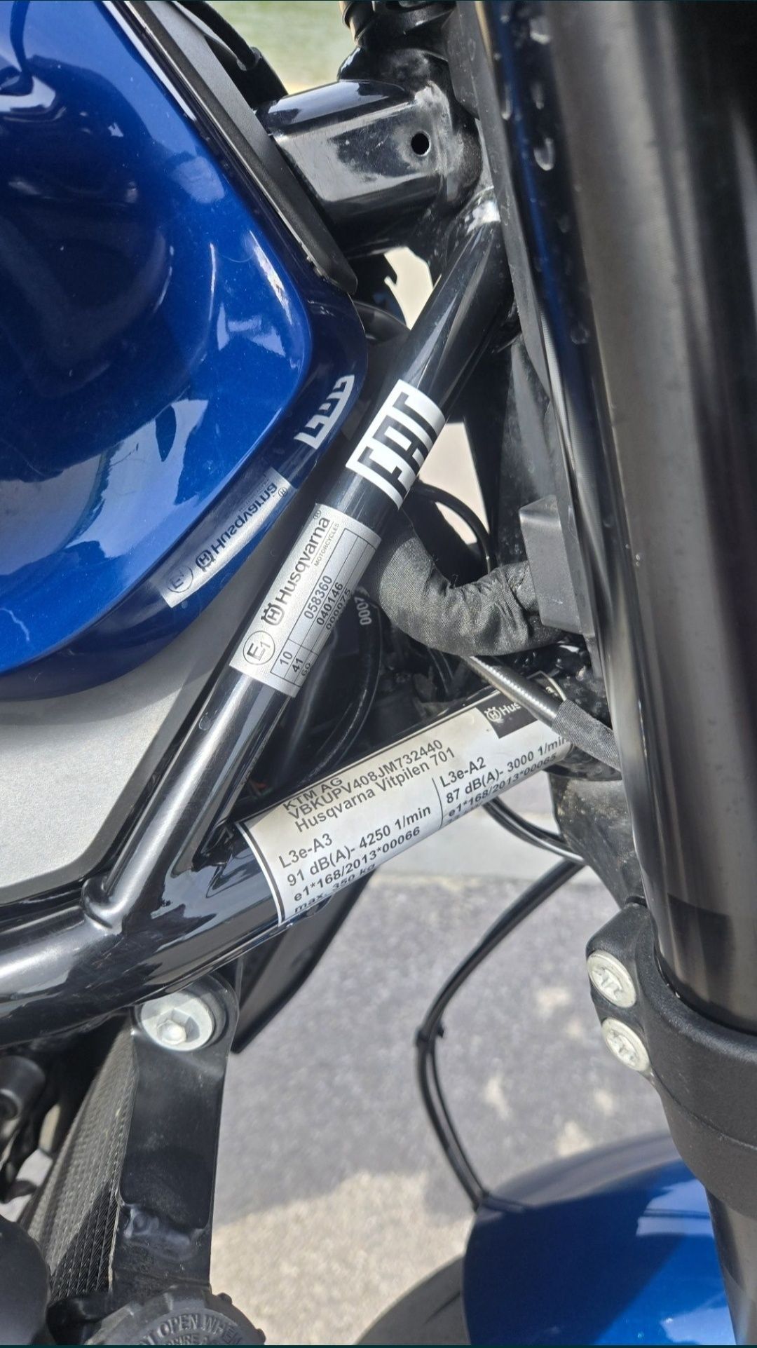 Husqvarna VITPILEN 701 Style UNIKAT na A2 ale jest pełna moc 75KM