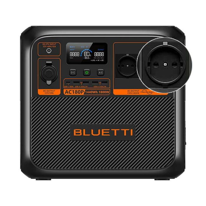 Зарядна станція Bluetti AC180P 1440 вт*год LiFePo4 НОВІ Європа