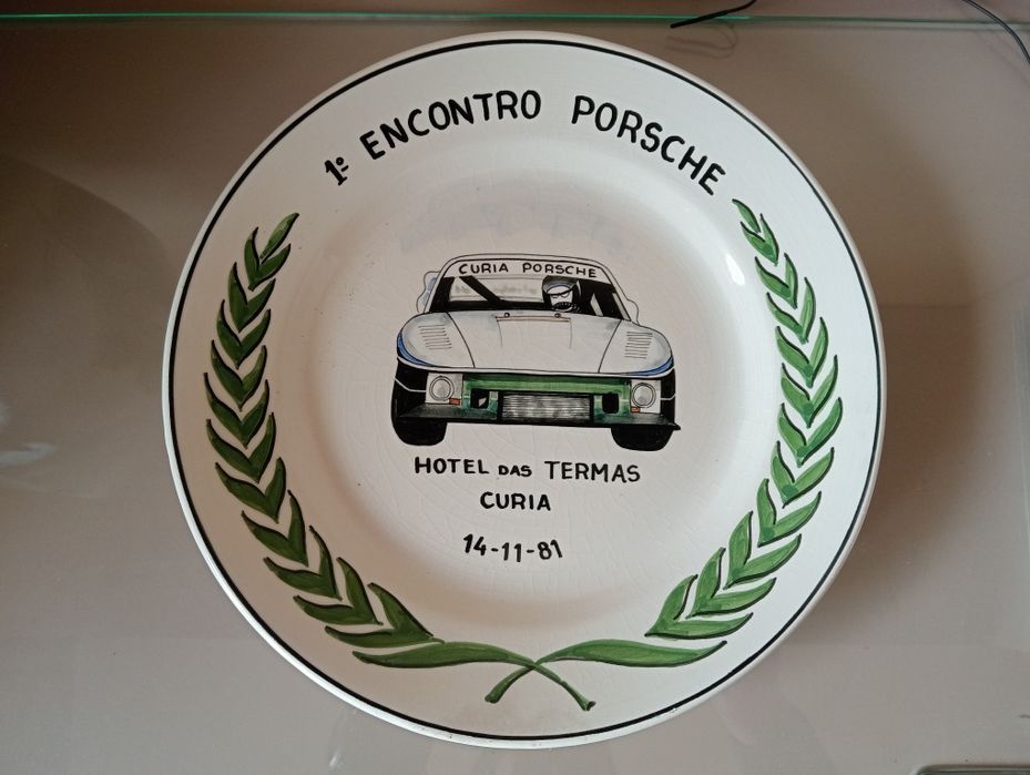 Prato comemorativo do 1⁰ Encontro Porsche
