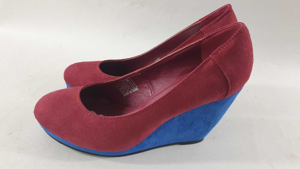 CLAUDIA GHIZZANI czółenka na koturnie rozmiar 40