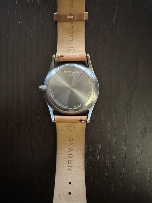 Relogio Skagen em pele