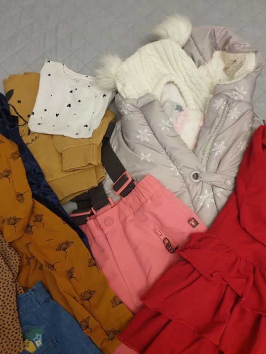 Ubranka dla dziewczynki rozmiar 98