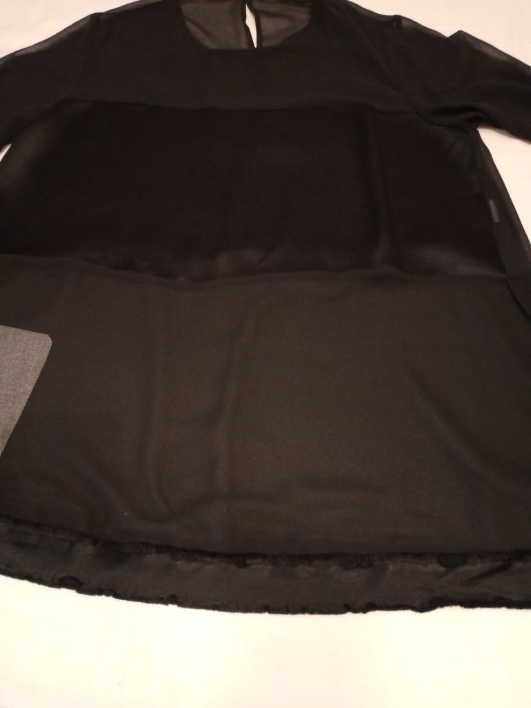 Bluzka Zara S/M  nowa  szyfon łączony z jedwabiem
