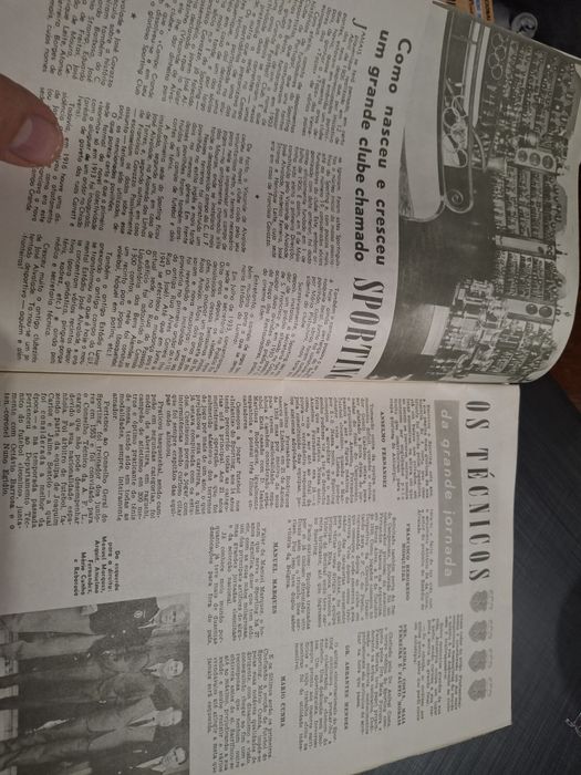 Rara revista comemorativa sporting taça das taças 1964