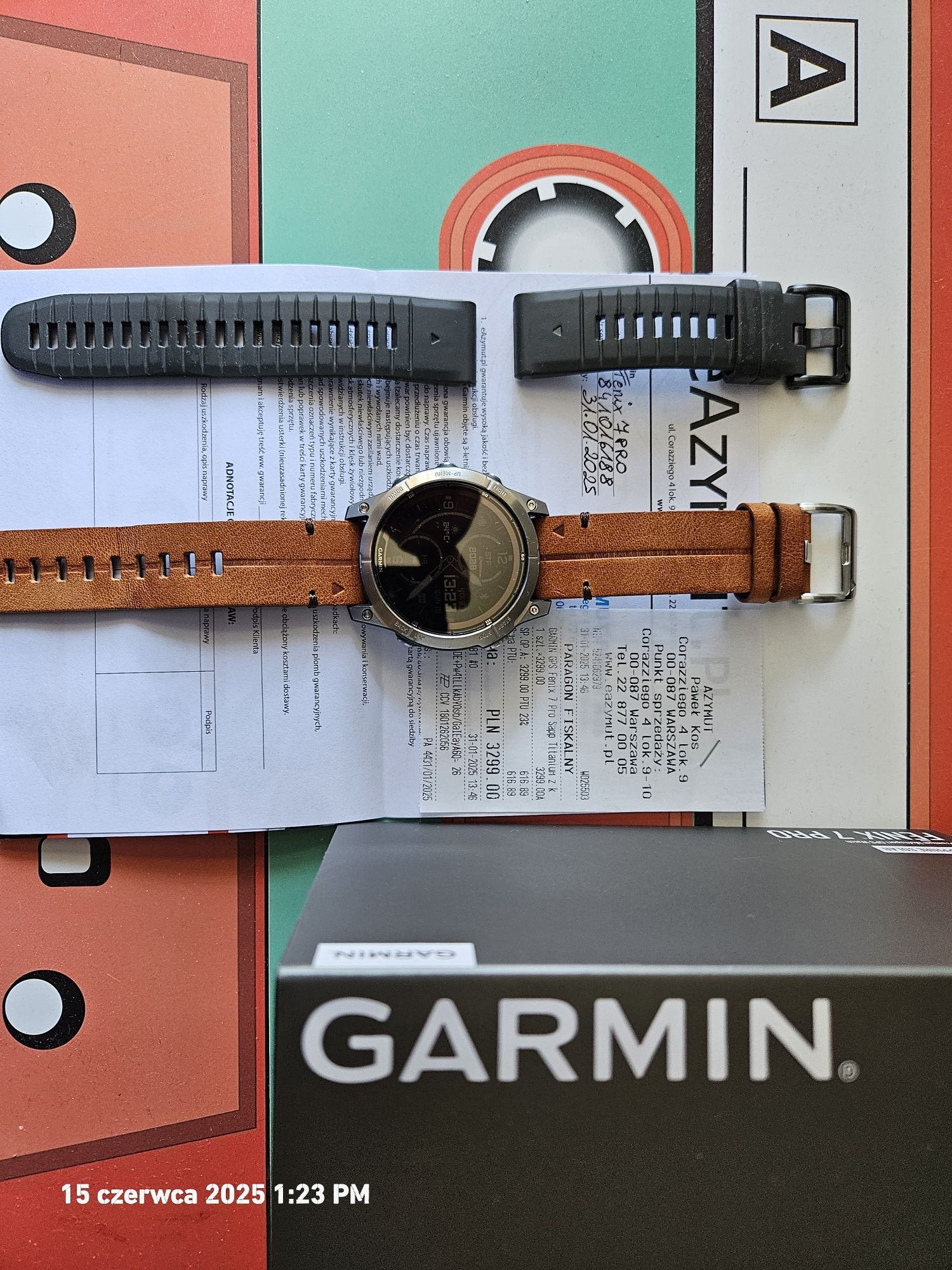 Garmin Fenix 7 pro 47mm shaphire solar
