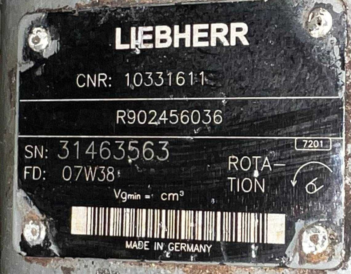 Liebherr A10VO100DFR1 Pompa hydrauliczna do Liebherr LR634 PR734 RL44