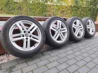 Koła zimowe 225/50 R17, Alufelgi Audi ET42 Opony Continental Firestone