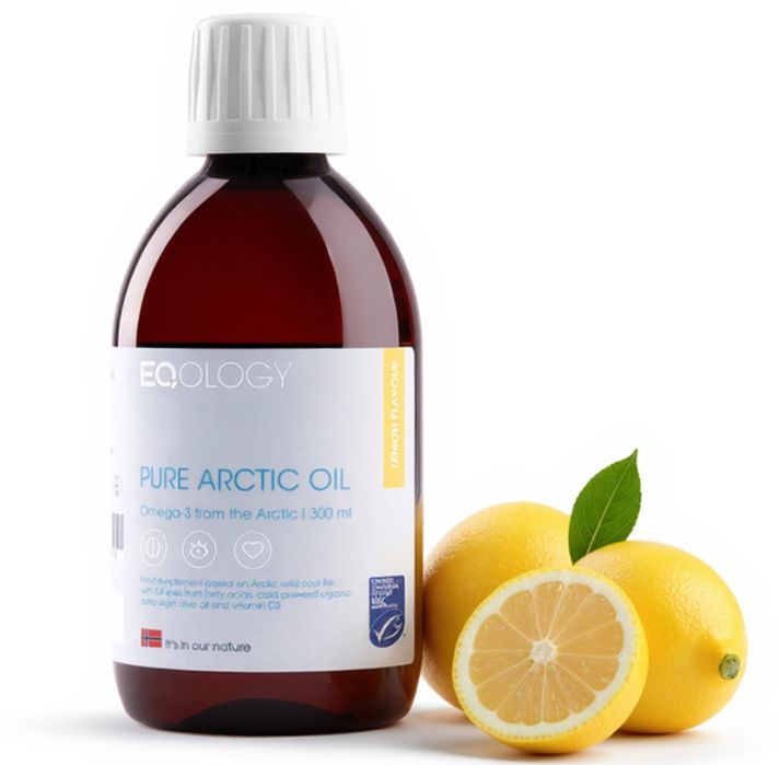 Eqology pure arctic oil lemon 300 ml olej omega 3 cytrynowy EPA+DHA