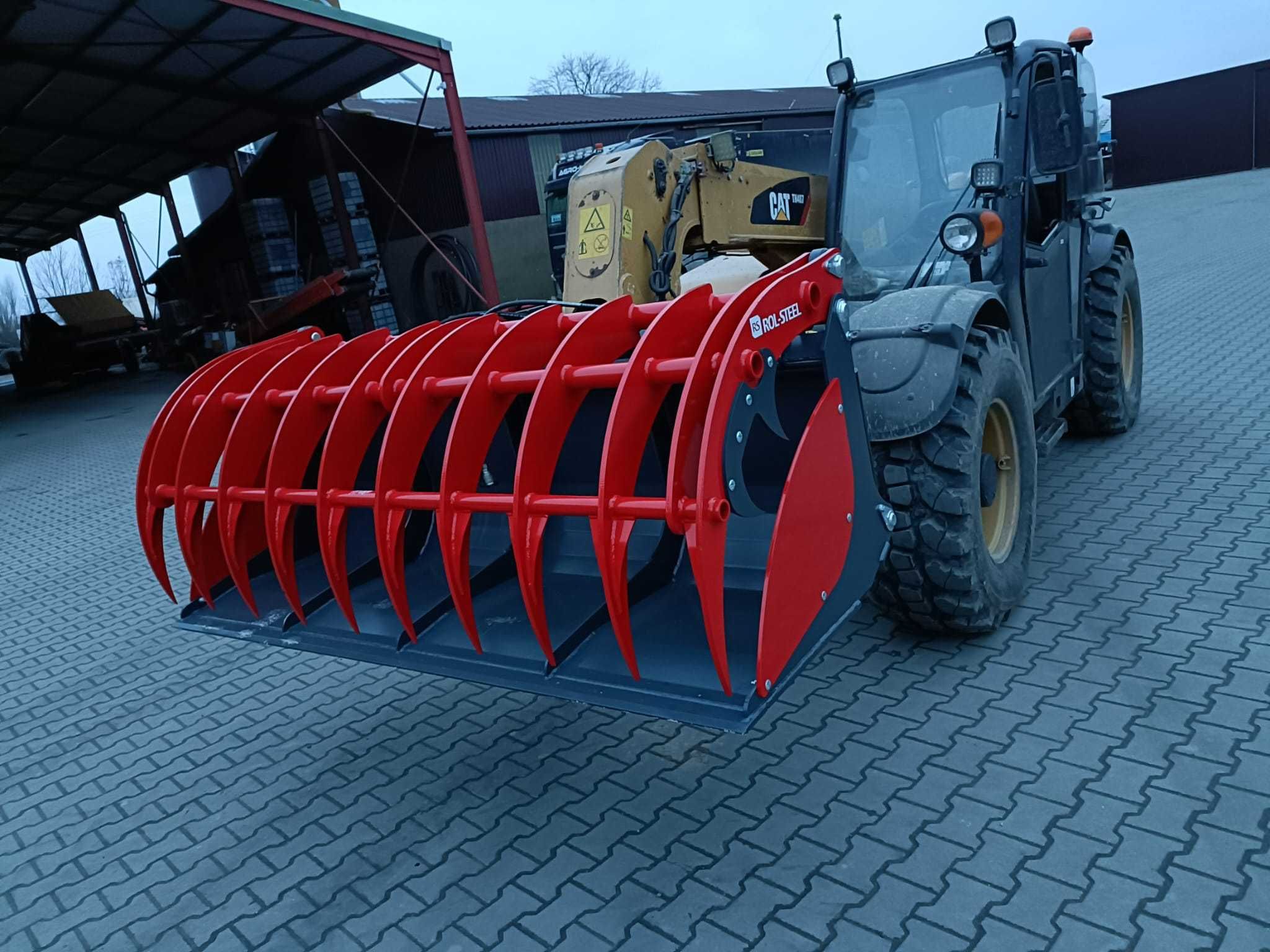 Łyżko krokodyl, ząb palony , mocny szuflo krokodyl do tura ładowarki!