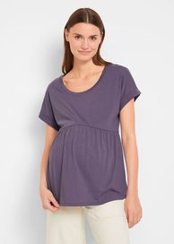 B.P.C fioletowy t-shirt ciążowy 44/46.