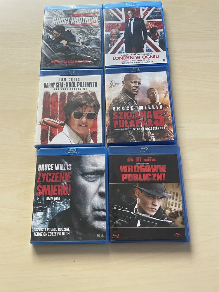 Dobre filmy akcji 6 filmów Blue Ray