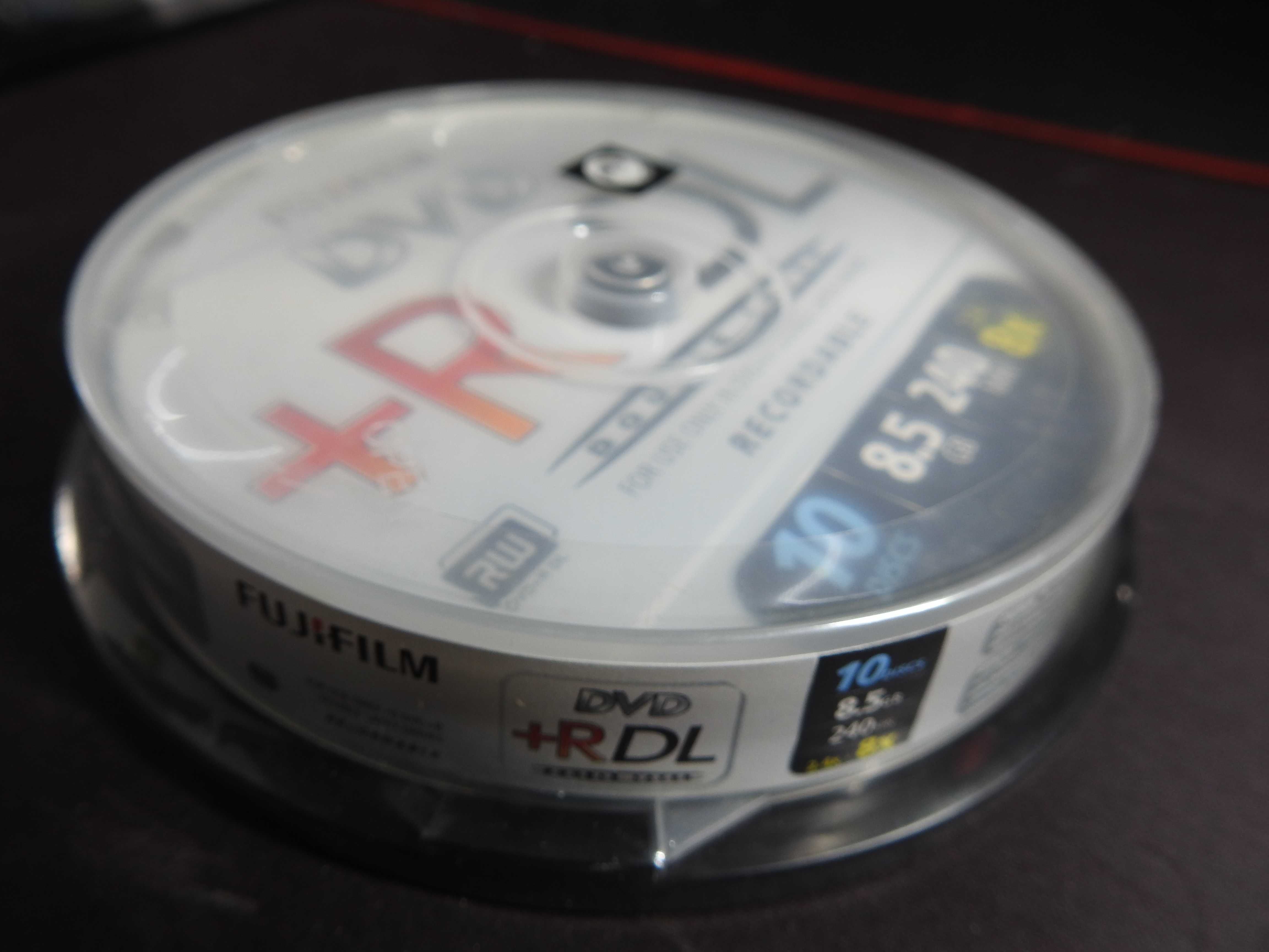 FUJIFILM 10 DISCOS UNIDADES
DVD + R DL
DOUBLE LAYER RECORDABLE