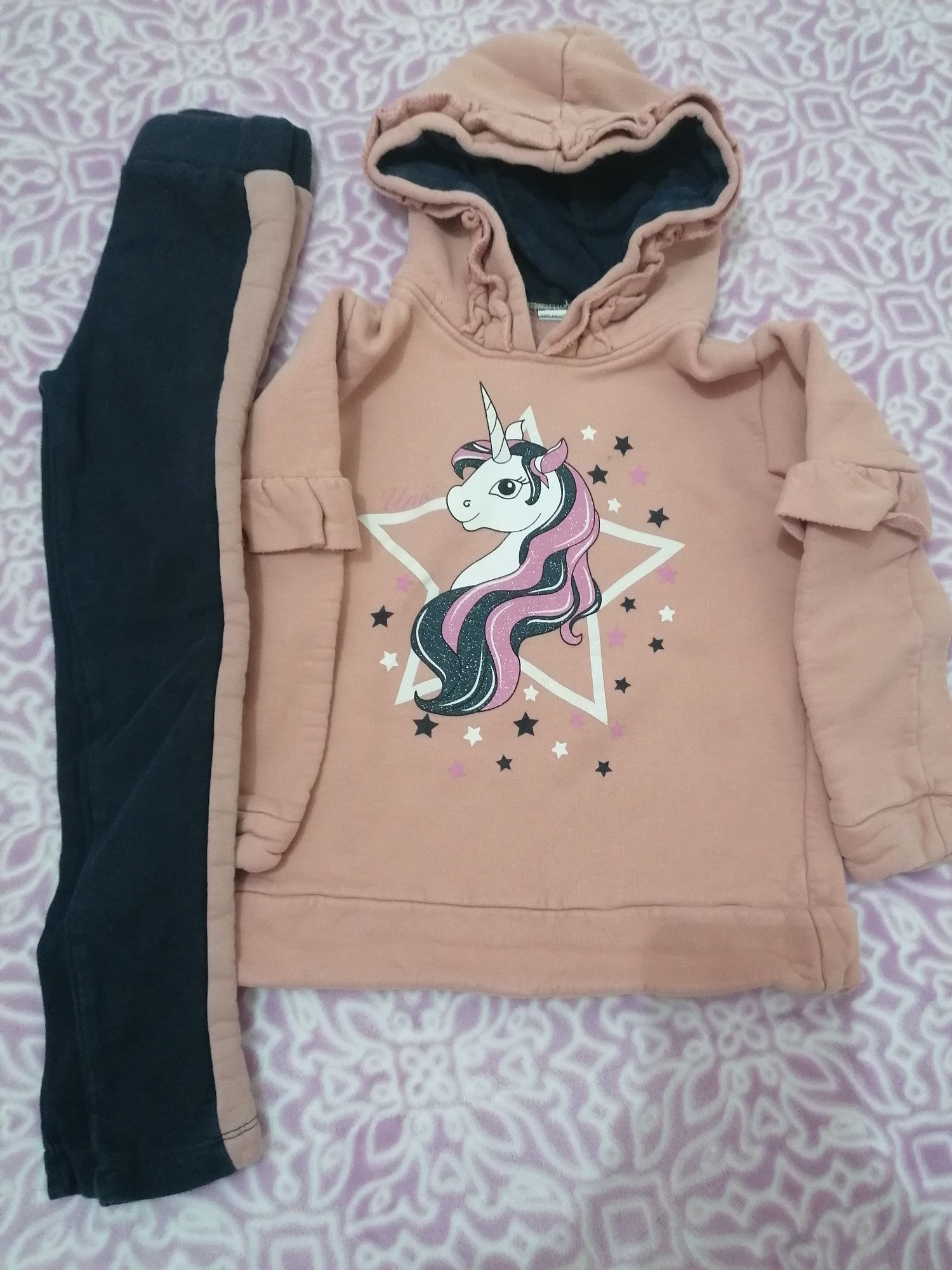 Conjunto unicornio muito quentinho