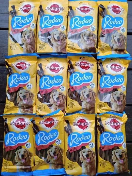 12 opakowań przysmaków dla psa Pedigree Rodeo 123g z wołowiną Okazja